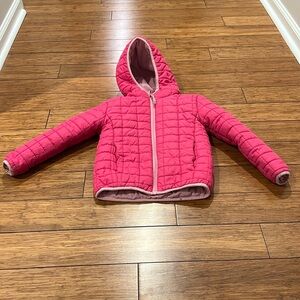 5T Used-Good Condition Cat and Jack quilted jacket with fleece lining